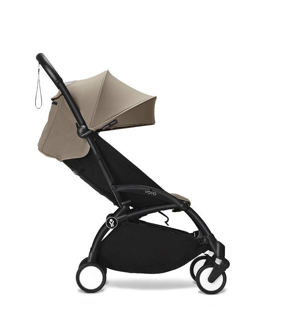 Stokke YOYO3 Ultra Compact 6+ Stroller (One Box) - Black / Taupe