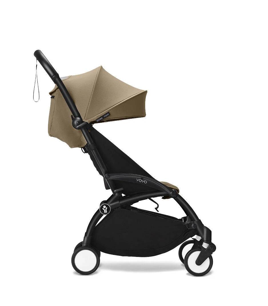 Stokke YOYO3 Ultra Compact 6+ Stroller (One Box) - Black / Toffee