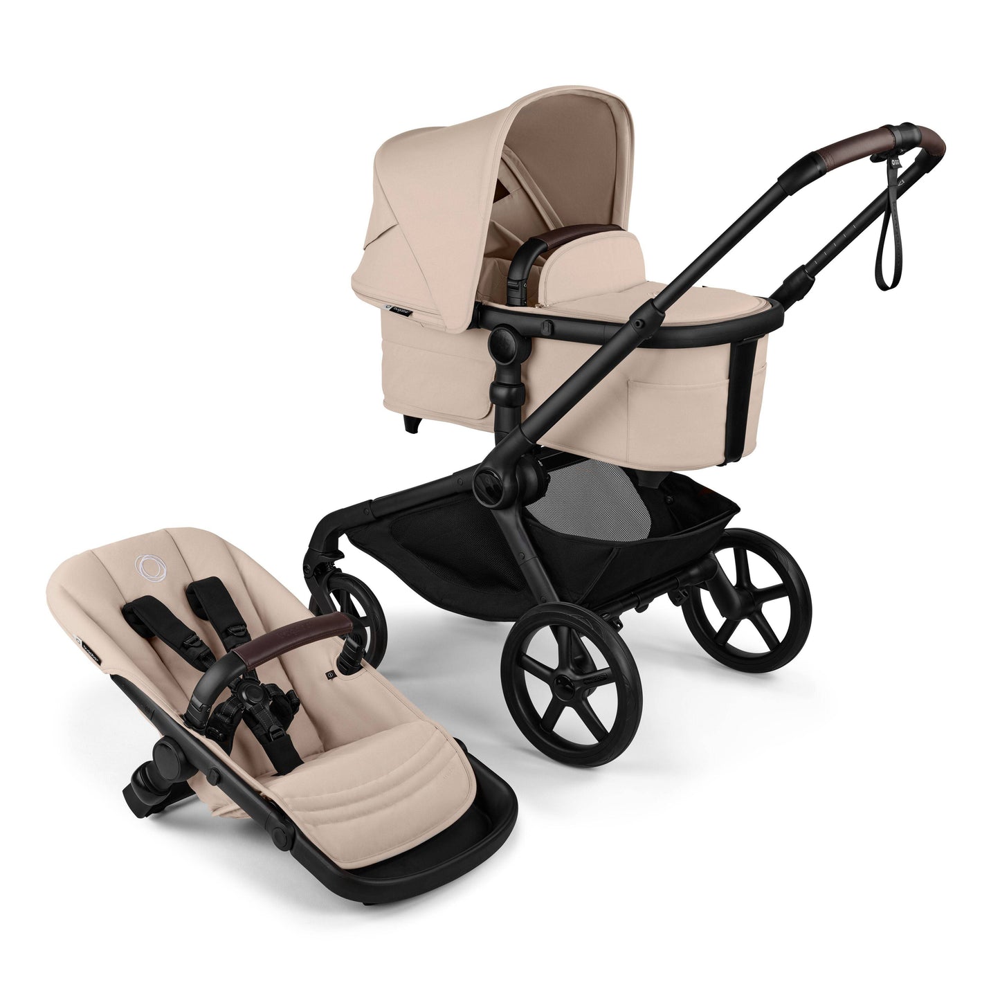 Bugaboo Kangaroo Complete - Black/Desert Taupe-Desert Taupe