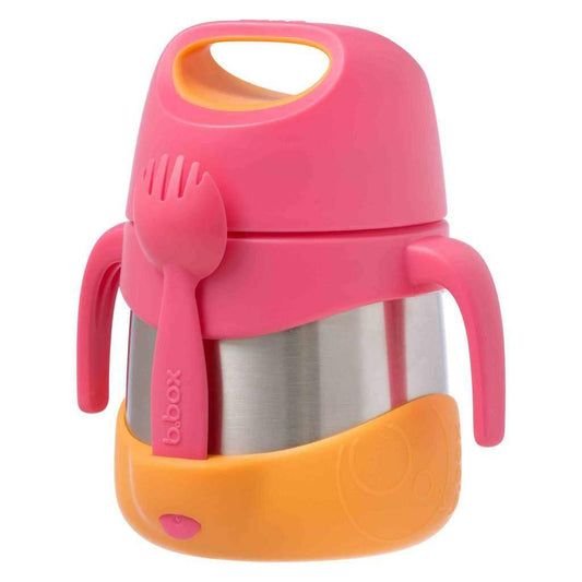 B.Box insulated food jar - strawberry shake - Traveling Tikes 