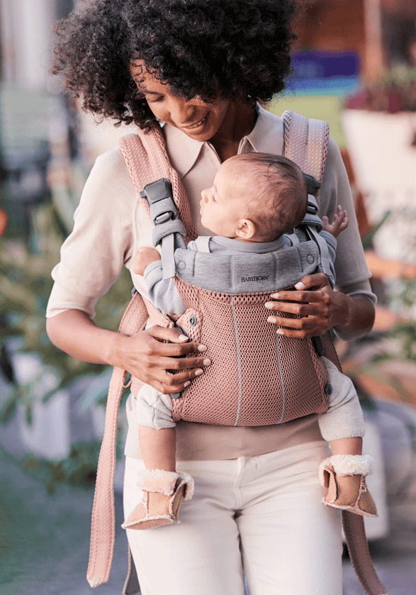 Baby Bjorn Baby Carrier Harmony - Dusty Pink - Traveling Tikes 