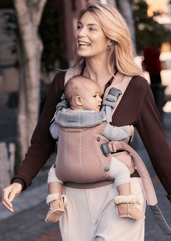 Baby Bjorn Baby Carrier Harmony - Dusty Pink - Traveling Tikes 