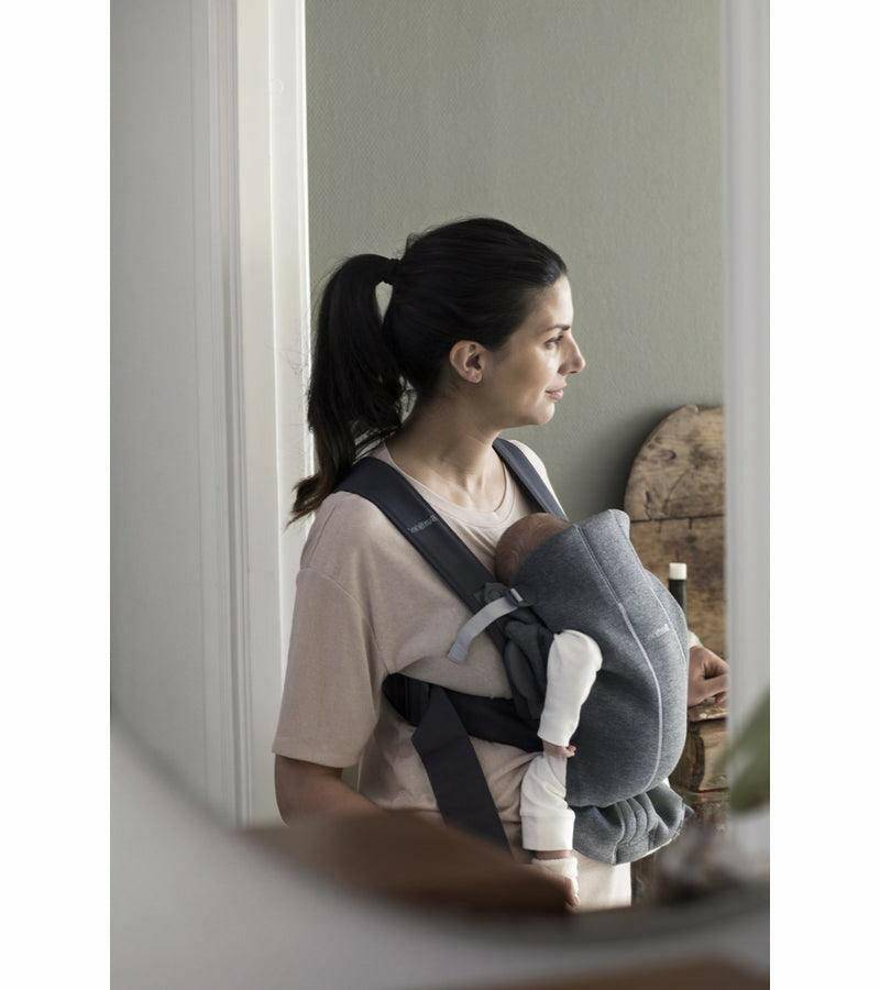 Baby Bjorn Baby Carrier Mini 3D Jersey- Dark Grey - Traveling Tikes 