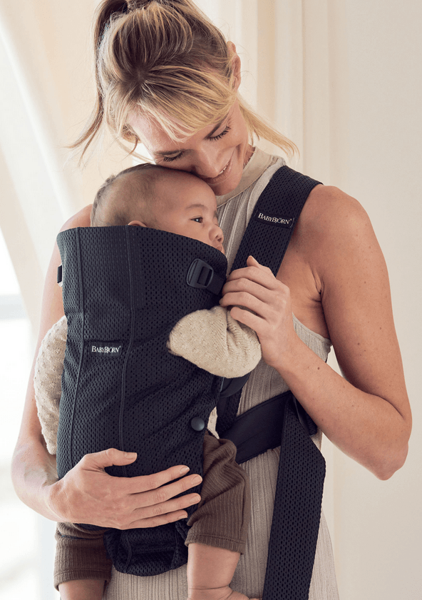 Baby Bjorn Baby Carrier Mini 3D Mesh Black Traveling Tikes