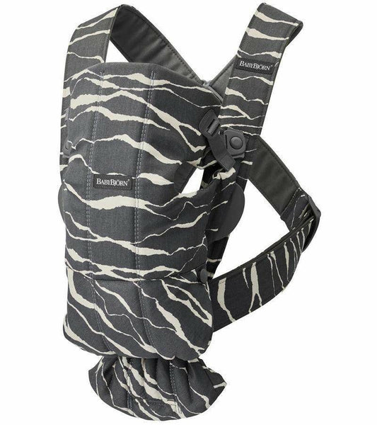 Baby Bjorn Baby Carrier Mini Cotton - Anthracite Landscape - Traveling Tikes 