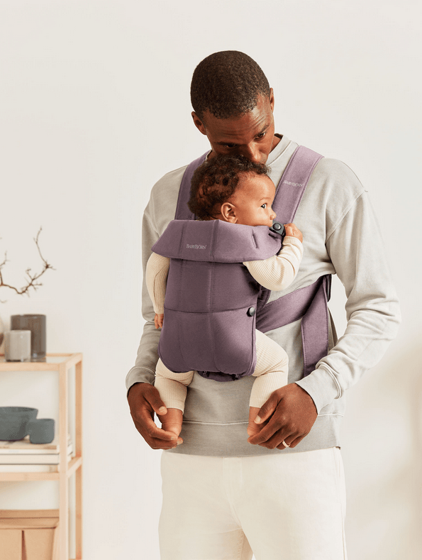 Baby Bjorn Baby Carrier Mini Cotton - Purple - Traveling Tikes 