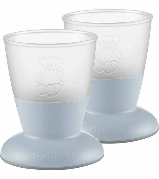 Baby Bjorn Baby Cup, 2-pack, Powder Blue - Traveling Tikes 