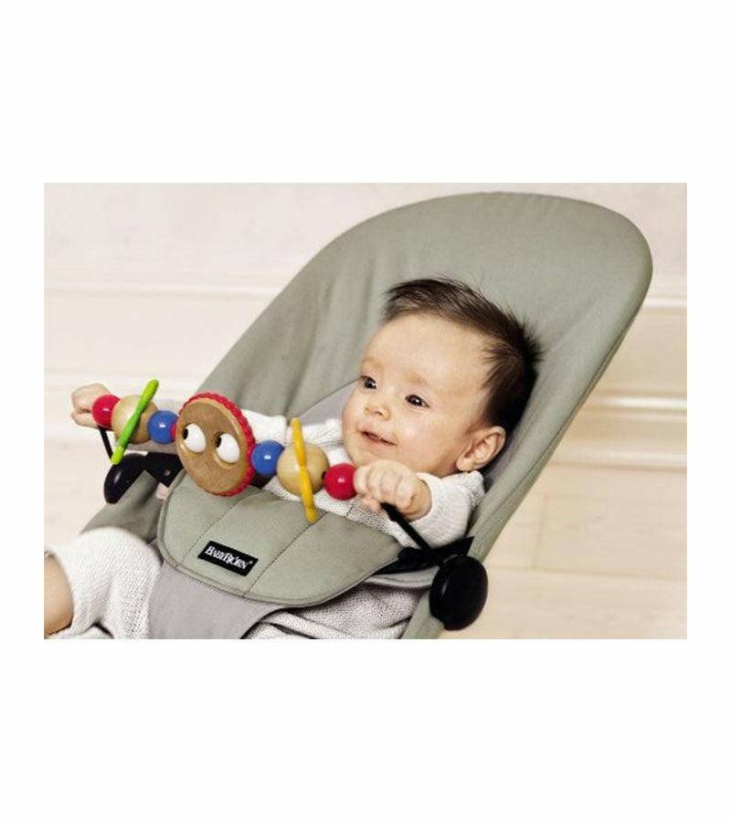 Baby Bjorn Babysitter Balance Wooden Toy Bar - Multi Color - Traveling Tikes 