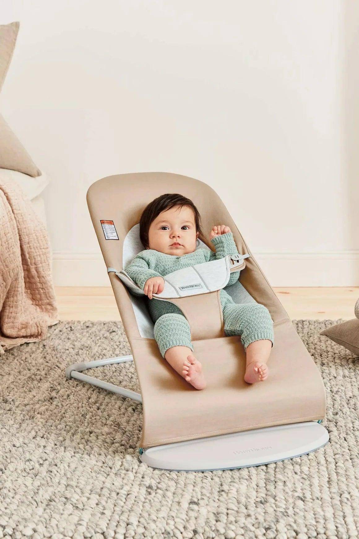 Baby Bjorn Bouncer Balance Soft -Beige/Grey | Traveling Tikes