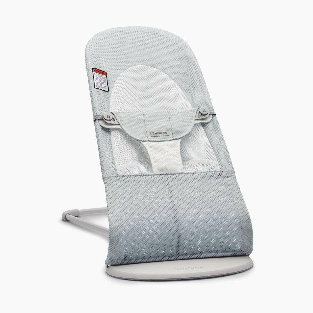 Baby Bjorn Bouncer Balance Soft, Mesh - Silver / White - Traveling Tikes 