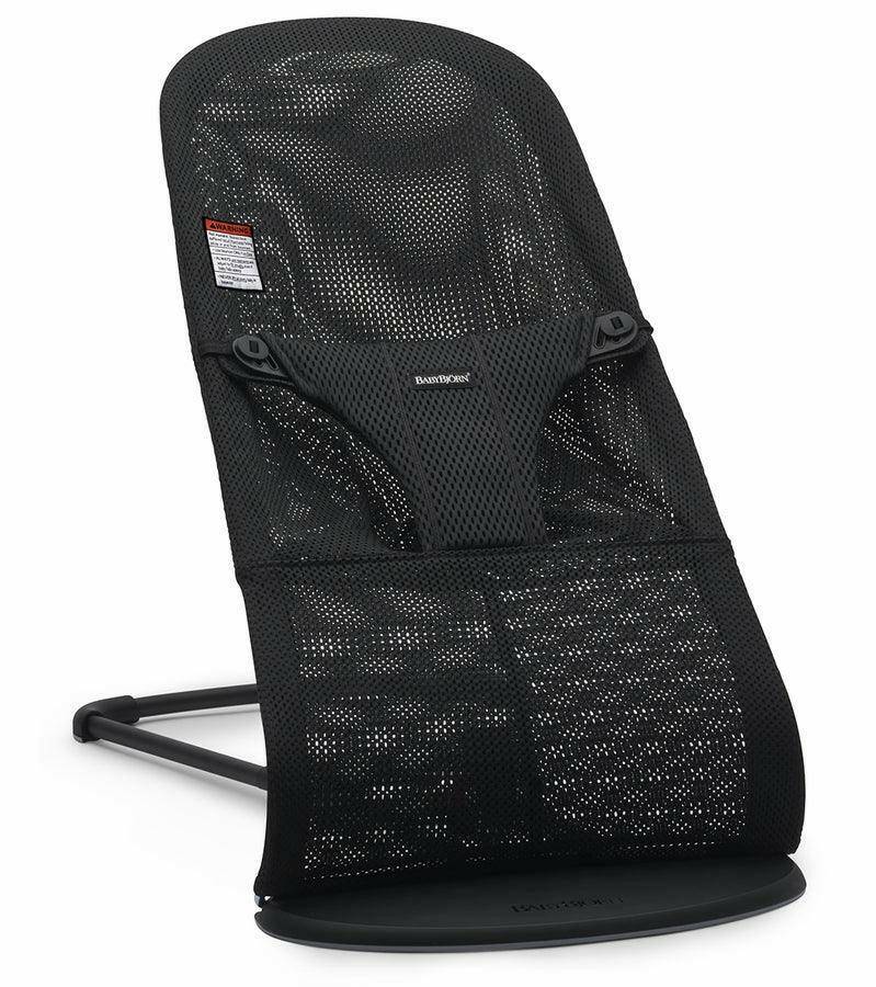 Baby Bjorn Bouncer Bliss Mesh - Black / Black Frame - Traveling Tikes 