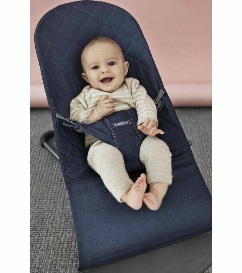 Baby Bjorn Bouncer Bliss Midnight Blue Cotton Free Ship