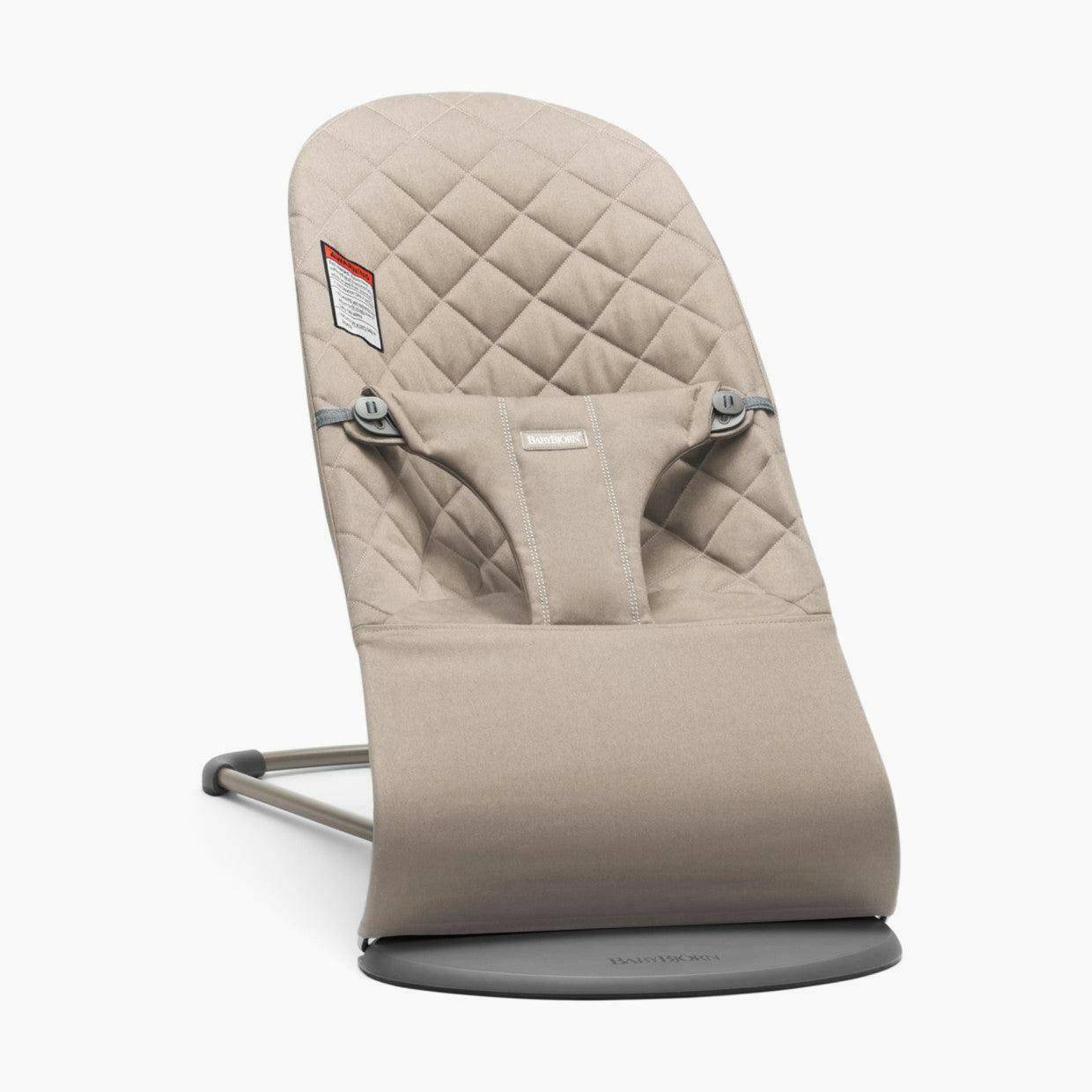 Baby Bjorn Bouncer Bliss - Sand Gray, Cotton - Traveling Tikes 