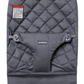 Baby Bjorn Fabric Seat Classic Quilted Cotton - Anthracite - Traveling Tikes 