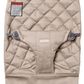 Baby Bjorn Fabric Seat Classic Quilted Cotton - Sand Grey - Traveling Tikes 