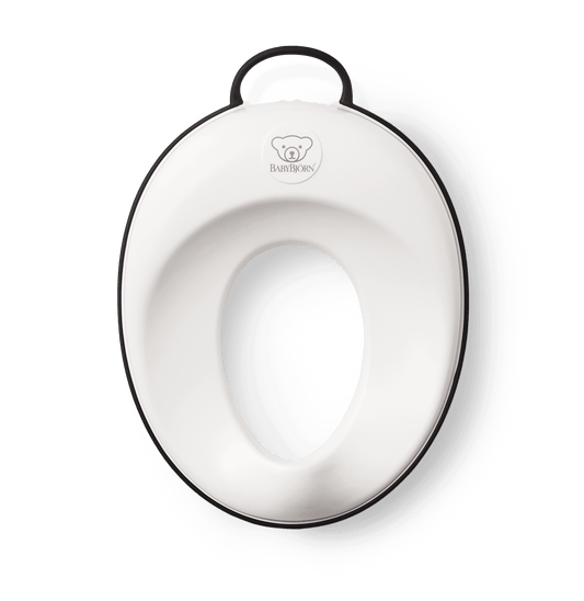 Baby Bjorn Toilet Training Seat - White/Black - Traveling Tikes 