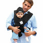 Baby K'Tan Baby Carrier in Basic Black - Large - Traveling Tikes 