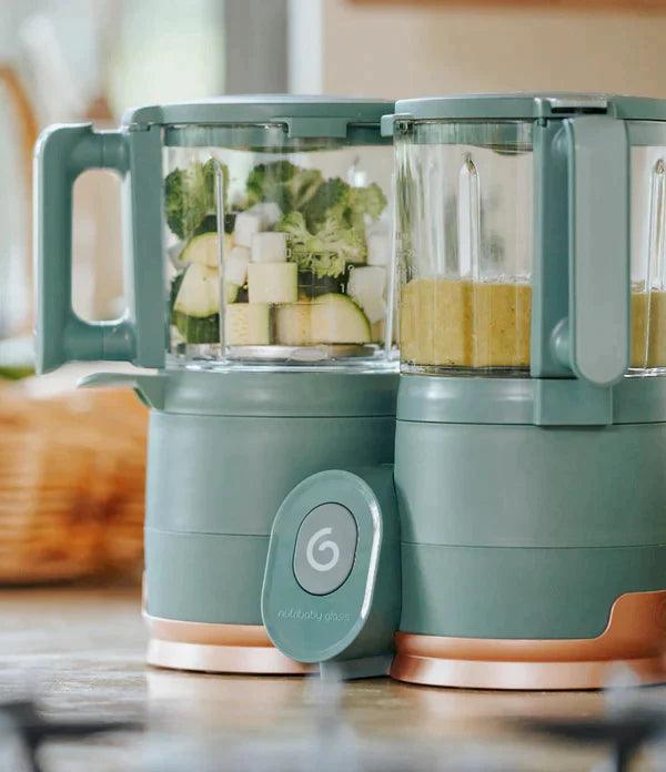 Babymoov Duo Meal Station 6-in-1 Food Processor - Green - Traveling Tikes 