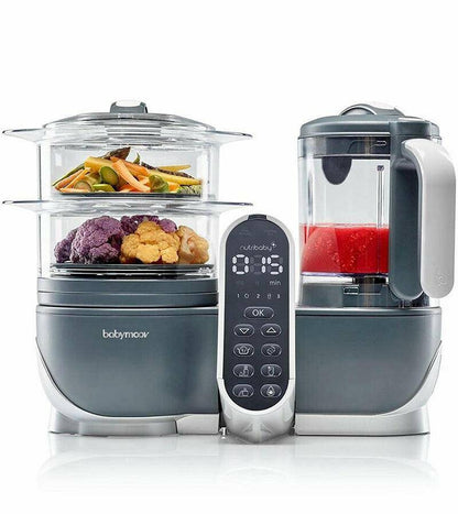 Babymoov Duo Meal Station 6-in-1 Food Processor - Grey - Traveling Tikes 