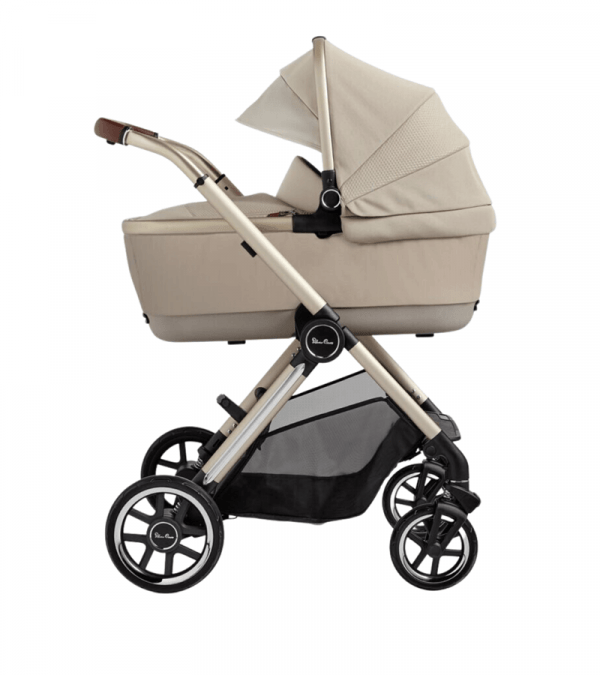 Silver Cross Reef 2 Stroller + Folding Bassinet Bundle - Stone