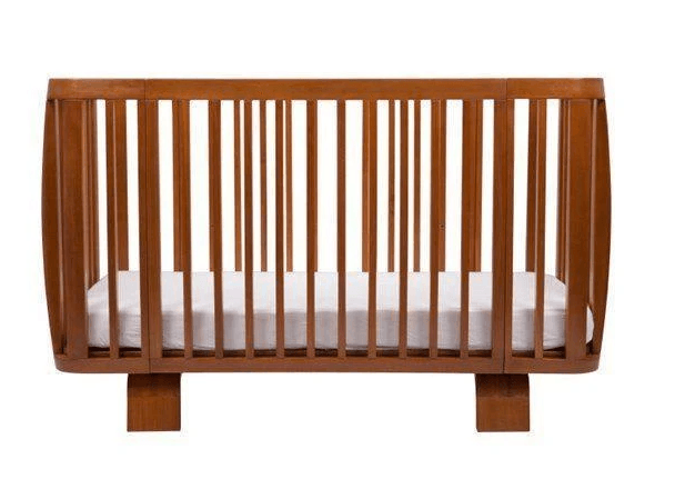 Bloom Retro Solid Wood Crib - Oak - Traveling Tikes 