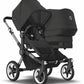 Bugaboo Donkey 5 Duo Complete Stroller Bundle - Aluminum / Midnight Black / Midnight Black - Traveling Tikes 