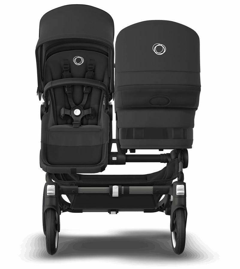 Bugaboo Donkey 5 Duo Complete Stroller Bundle - Aluminum / Midnight Black / Midnight Black - Traveling Tikes 