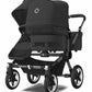 Bugaboo Donkey 5 Duo Complete Stroller Bundle - Graphite / Stormy Blue / Stormy Blue - Traveling Tikes 