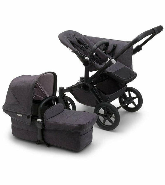 Bugaboo Donkey 5 Mineral Mono Complete Stroller - Black / Washed Black - Traveling Tikes 