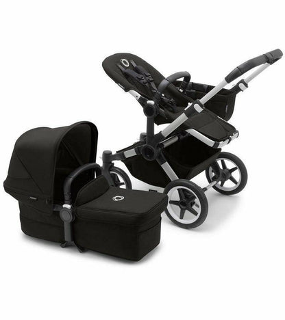 Bugaboo Donkey 5 Mono Complete Stroller - Aluminum / Midnight Black / Midnight Black - Traveling Tikes 