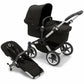 Bugaboo Donkey 5 Mono Complete Stroller - Aluminum / Midnight Black / Midnight Black - Traveling Tikes 