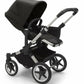 Bugaboo Donkey 5 Mono Complete Stroller - Aluminum / Midnight Black / Midnight Black - Traveling Tikes 