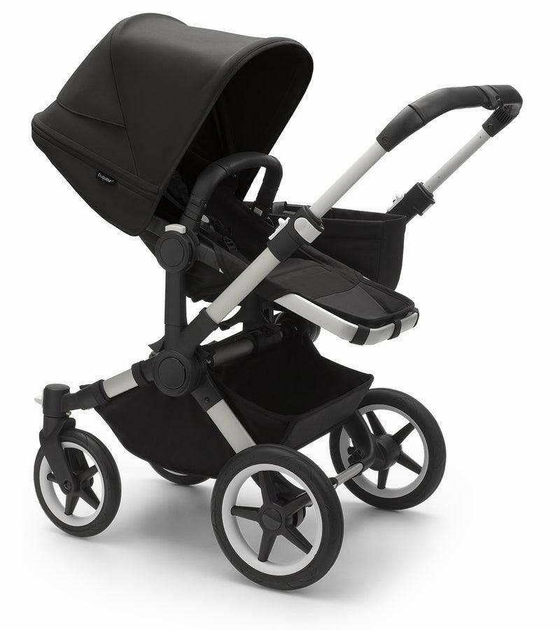 Bugaboo Donkey 5 Mono Complete Stroller - Aluminum / Midnight Black / Midnight Black - Traveling Tikes 