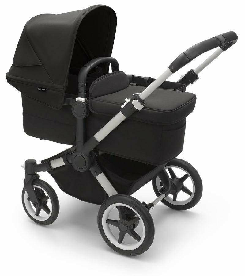 Bugaboo Donkey 5 Mono Complete Stroller - Aluminum / Midnight Black / Midnight Black - Traveling Tikes 