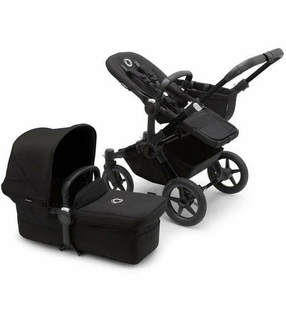 Bugaboo Donkey 5 Mono Complete Stroller - Black / Midnight Black / Midnight Black - Traveling Tikes 