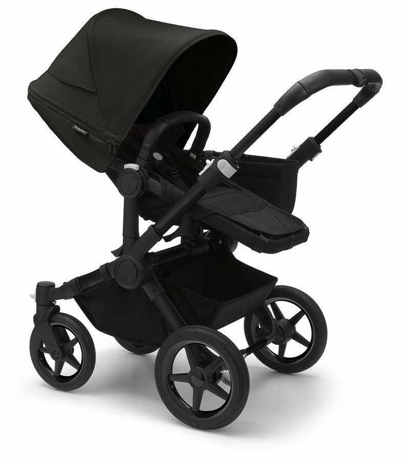 Bugaboo Donkey 5 Mono Complete Stroller - Black / Midnight Black / Midnight Black - Traveling Tikes 