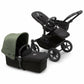 Bugaboo Donkey 5 Mono Complete Stroller Bundle - Black / Midnight Black / Forest Green - Traveling Tikes 