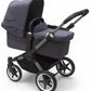 Bugaboo Donkey 5 Mono Complete Stroller - Graphite / Stormy Blue / Stormy Blue - Traveling Tikes 