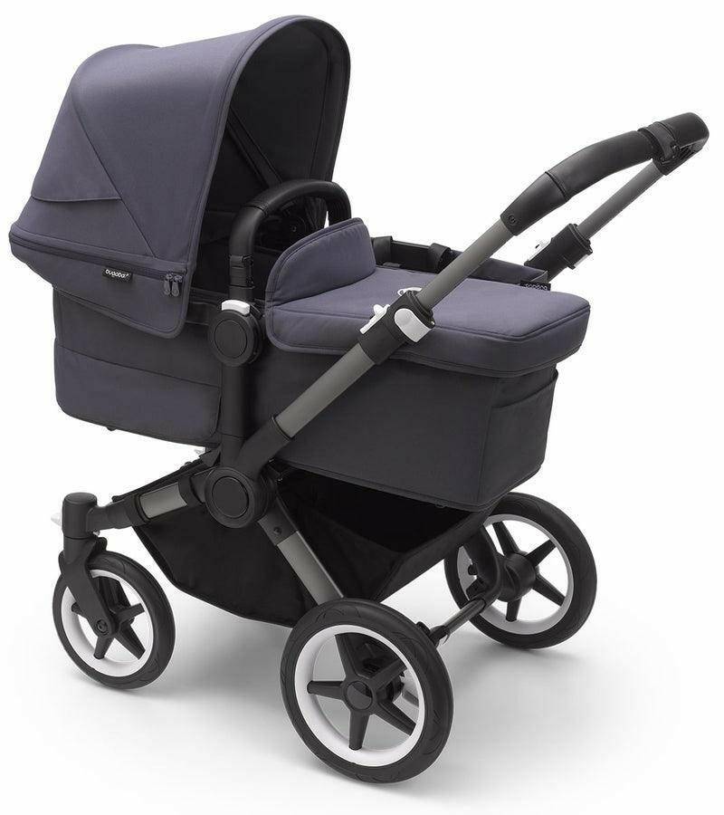 Bugaboo Donkey 5 Mono Complete Stroller - Graphite / Stormy Blue / Stormy Blue - Traveling Tikes 