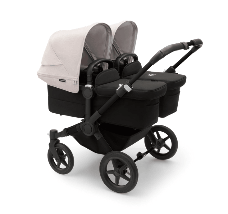 Bugaboo Donkey 5 Twin Complete Stroller Bundle - Black / Midnight Black / Misty White / Black - Traveling Tikes 