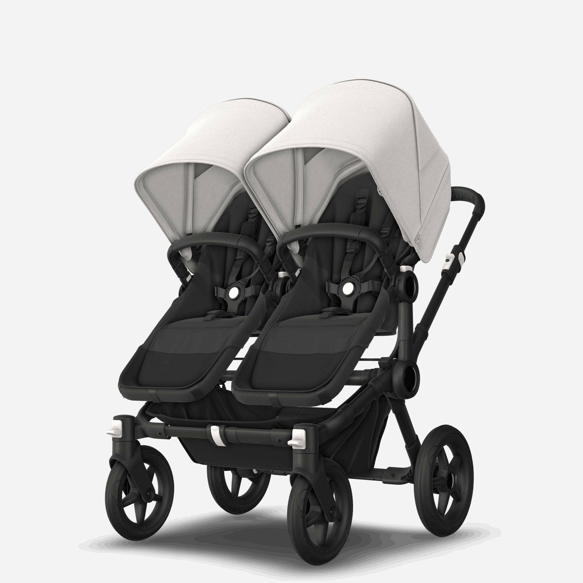 Bugaboo Donkey 5 Twin Complete Stroller Bundle - Black / Midnight Black / Misty White / Black - Traveling Tikes 