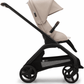 Bugaboo Dragonfly Complete Lightweight Compact Stroller - Black / Desert Taupe / Desert Taupe - Traveling Tikes 