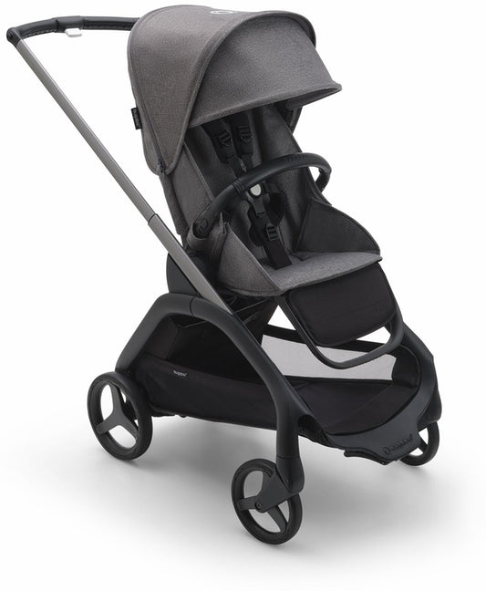 Bugaboo Dragonfly Complete Stroller - Graphite/Grey Melange/Grey Melange