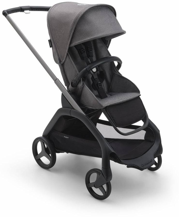 Bugaboo Dragonfly Complete Stroller - Graphite/Grey Melange/Grey Melange - Traveling Tikes 