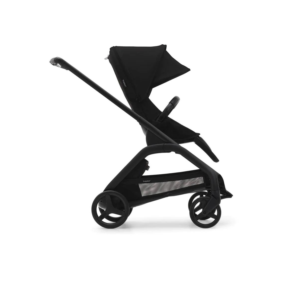 Bugaboo Dragonfly Complete Stroller + Bassinet - Black/Midnight Black/Midnight Black - Traveling Tikes 