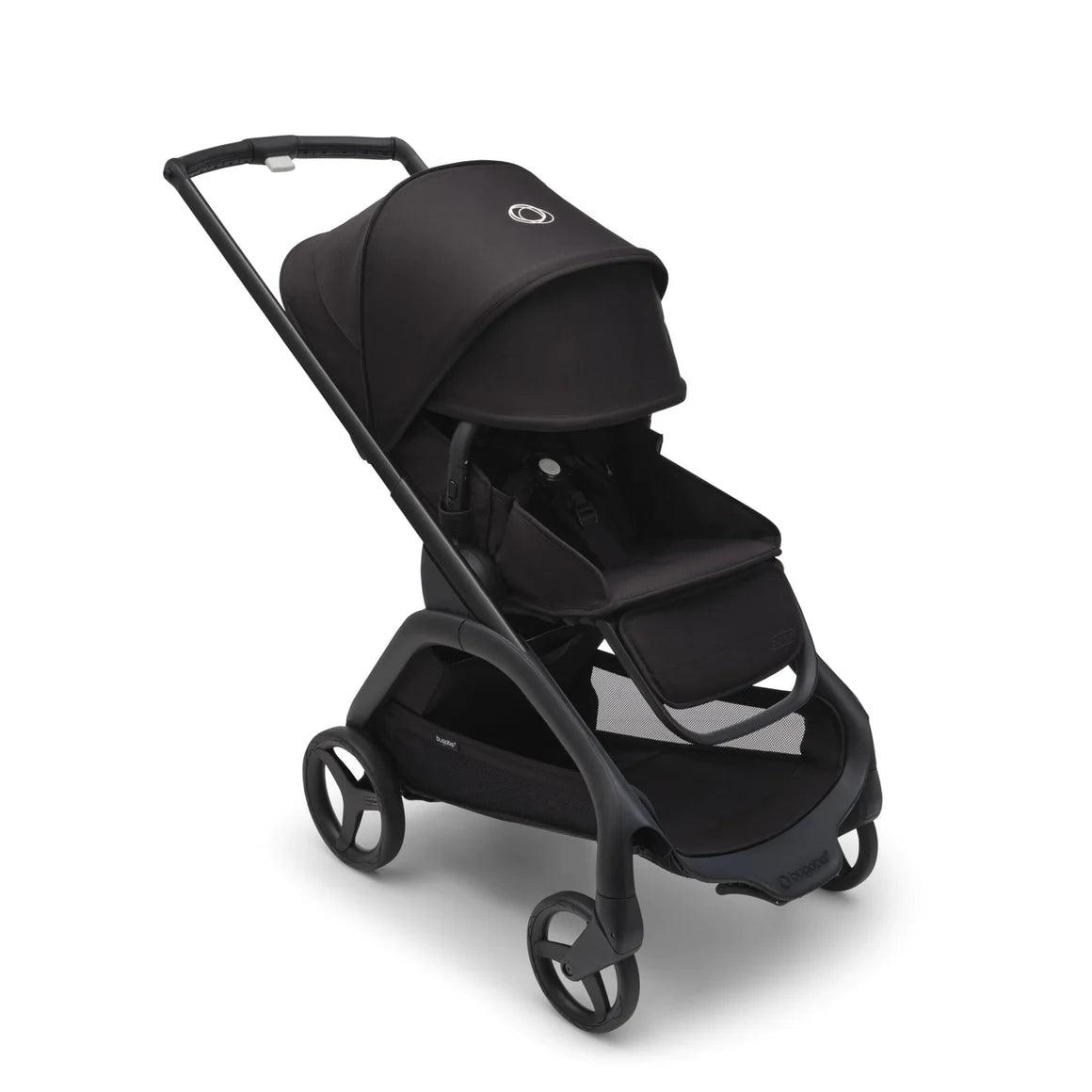 Bugaboo Dragonfly Complete Stroller + Bassinet - Black/Midnight Black/Midnight Black - Traveling Tikes 