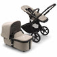 Bugaboo Fox 5 Complete Stroller - Black Frame / Desert Taupe - Traveling Tikes 