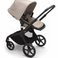 Bugaboo Fox5 Complete Stroller - Black Frame / Desert Taupe - Traveling Tikes 