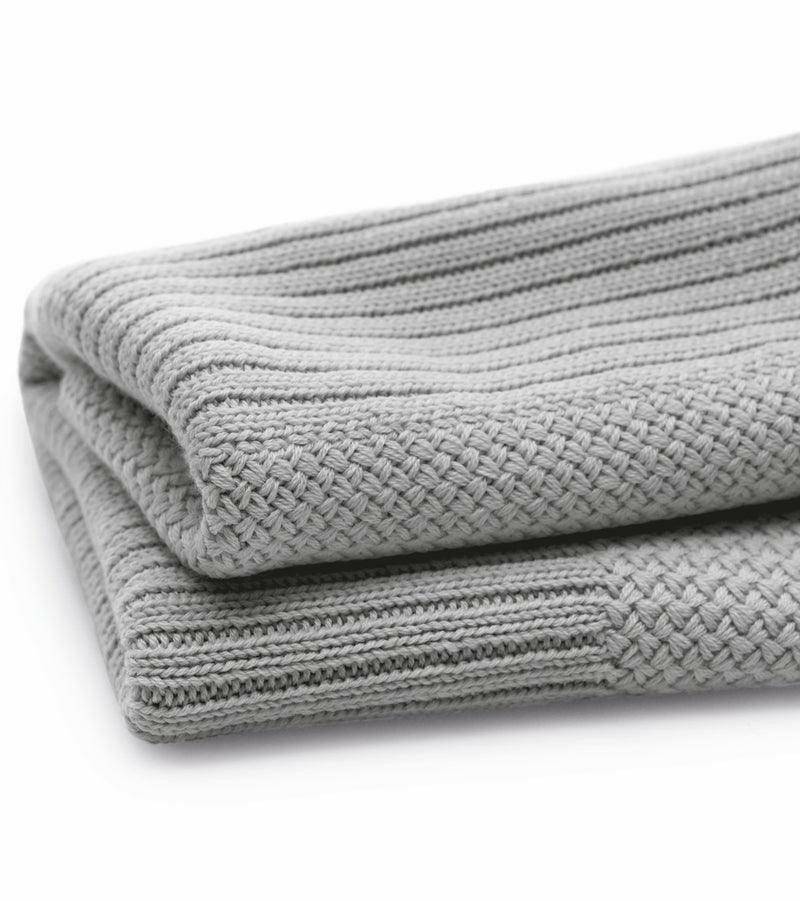 Bugaboo Soft Wool Blanket - Light Grey Melange - Traveling Tikes 