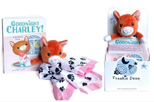 Charley the Cat Dream Blanket + Bedtime Book - Traveling Tikes 